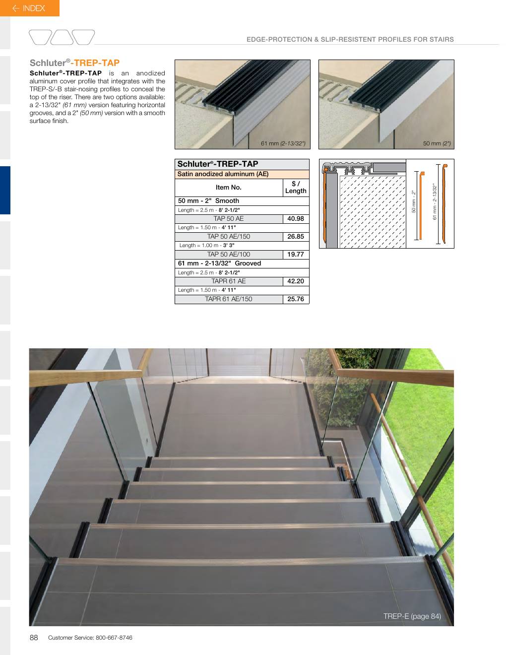 Schluter 2026 Canadian price list, page 90