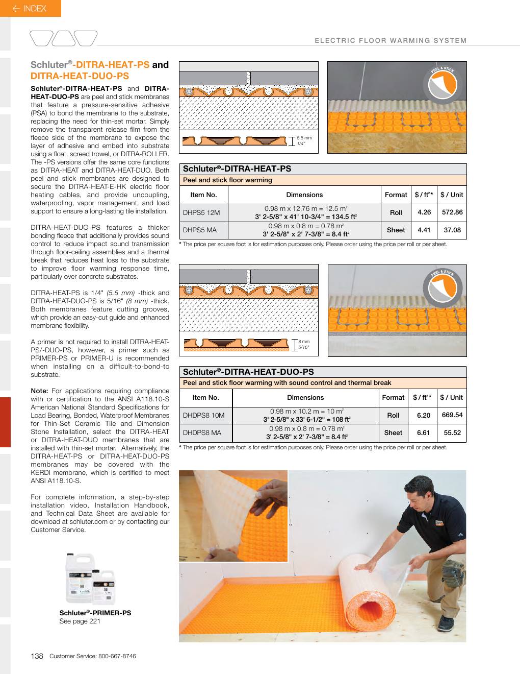 Schluter 2026 Canadian price list, page 140