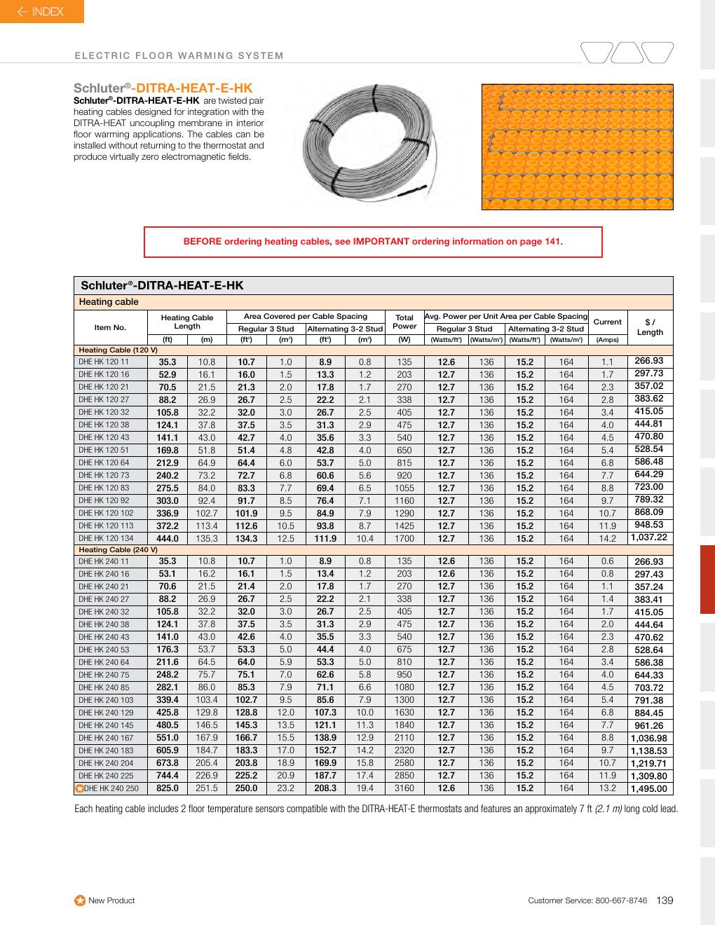 Schluter 2026 Canadian price list, page 141