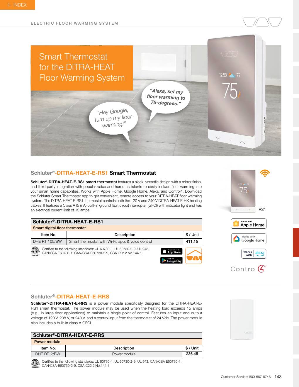Schluter 2026 Canadian price list, page 145
