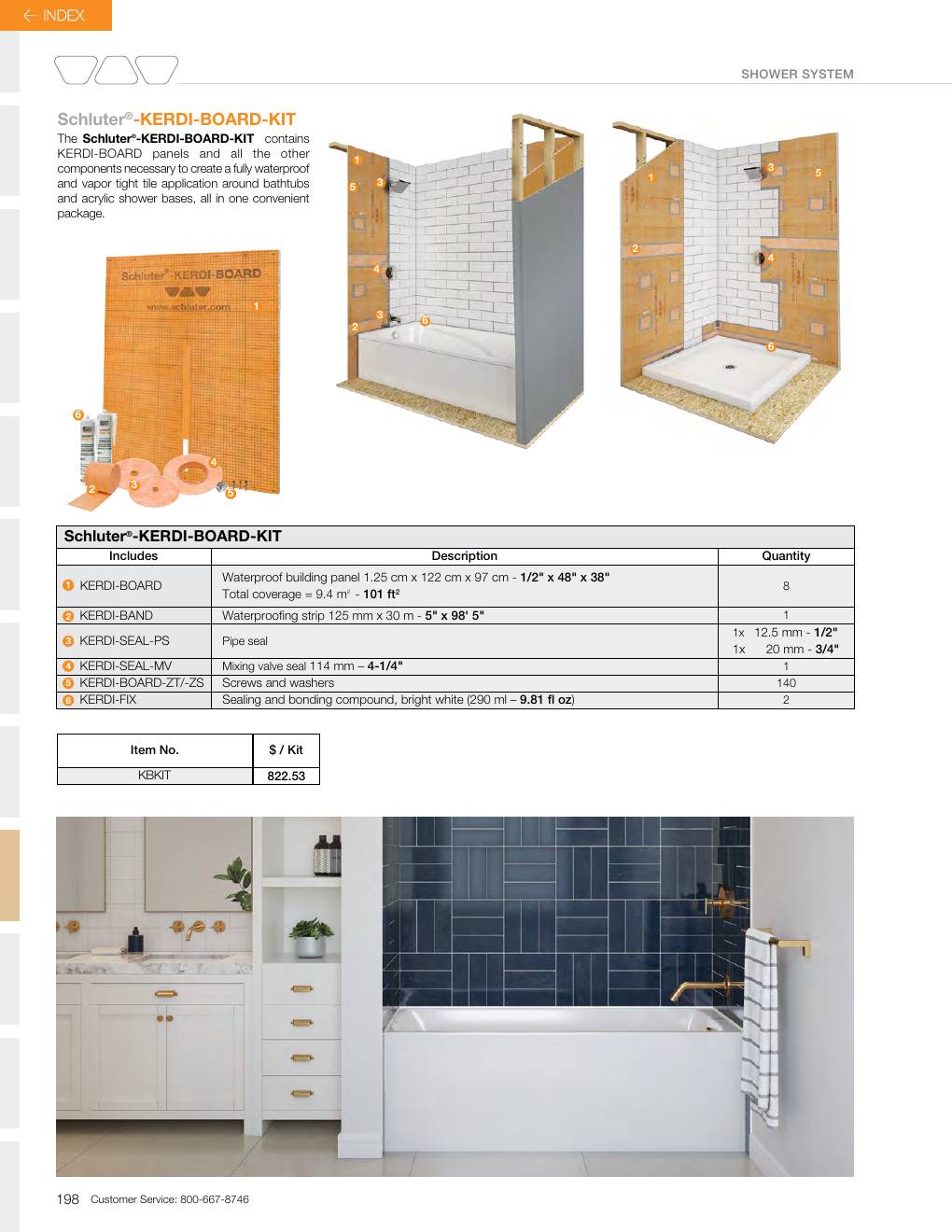Schluter 2026 Canadian price list, page 200