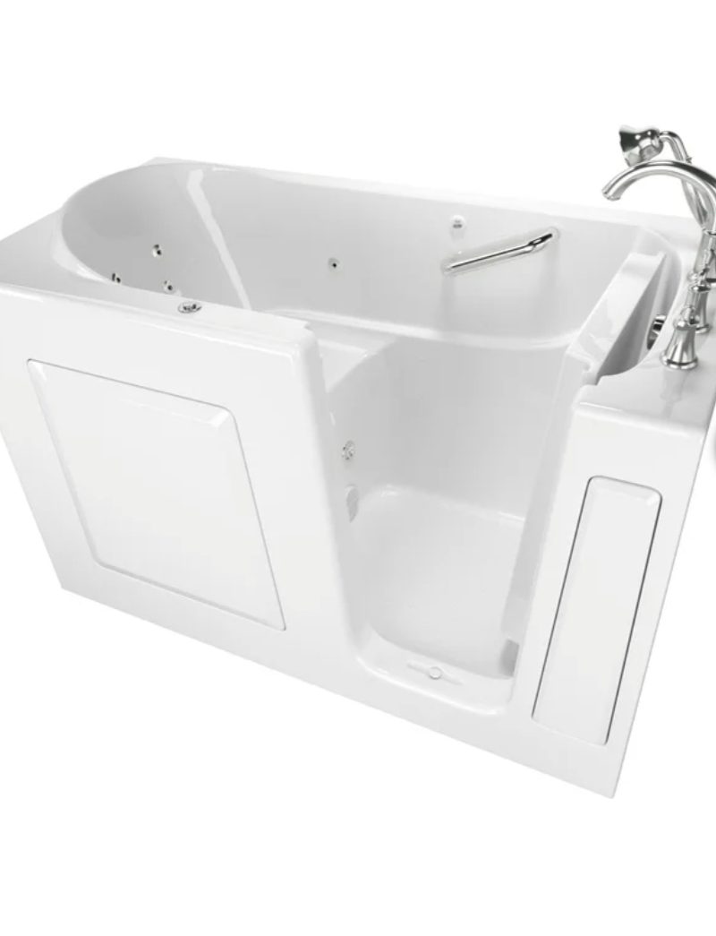 American Standard walk-in bath with inward-opening watertight door